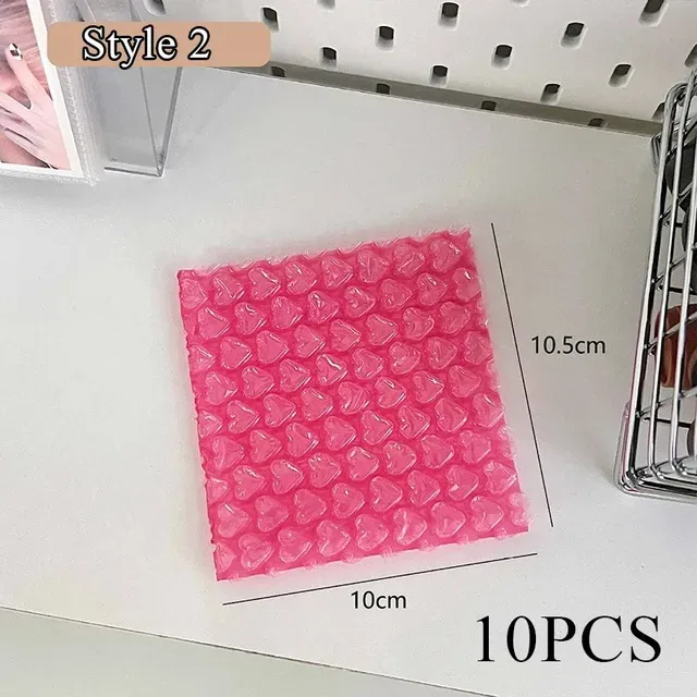 10PCS Pink Love Bubble Packaging Bags for Business Goods/Gifts/Envelopes/jewelry Package Bag