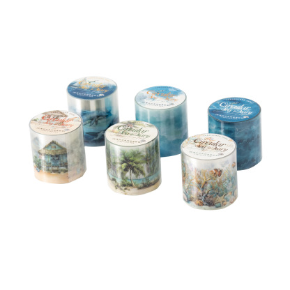Summer Ocean Theme PET Tape 1.57*78.74 inch