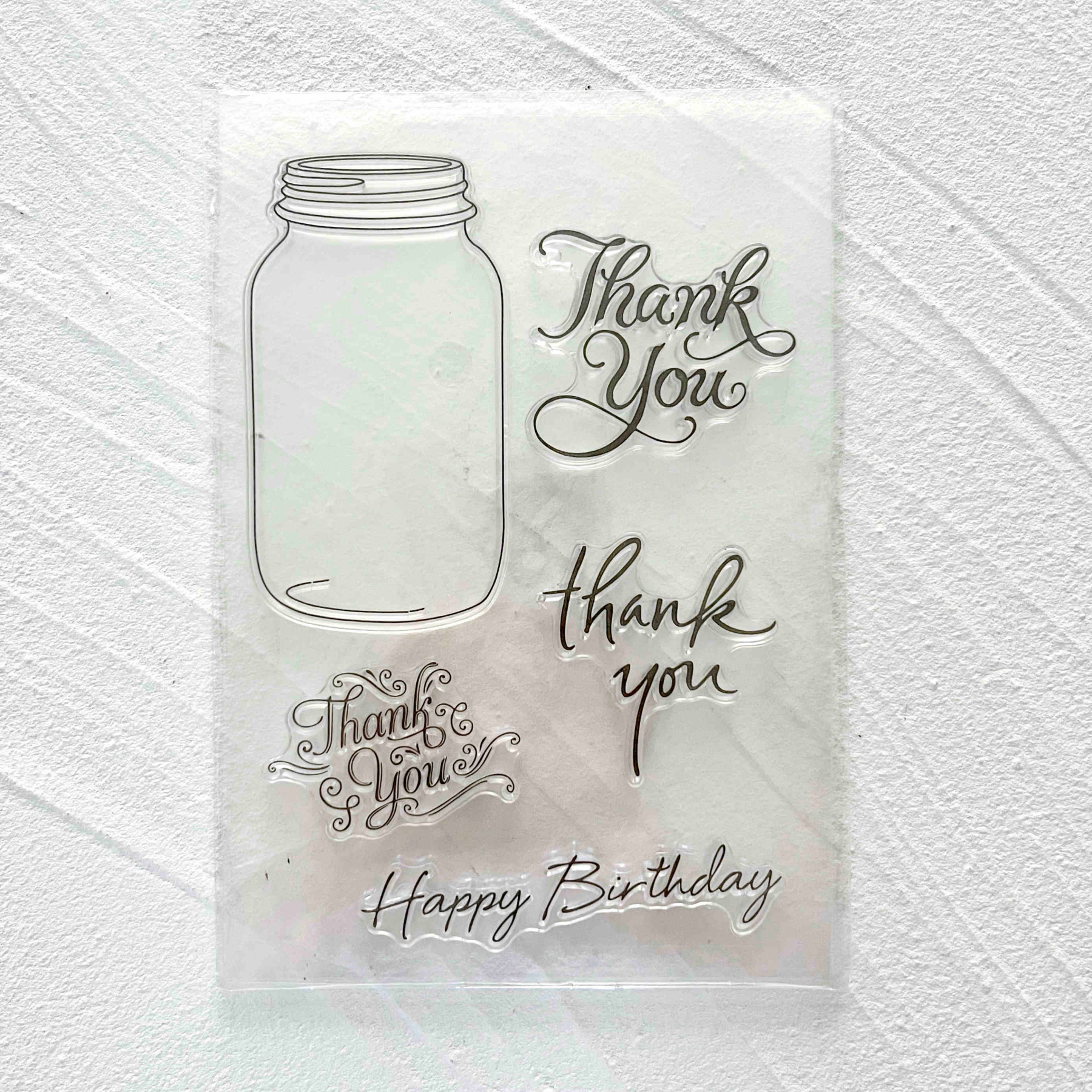 48 Style Clear Silicone Stamps for DIY Scrapbooking Card Making