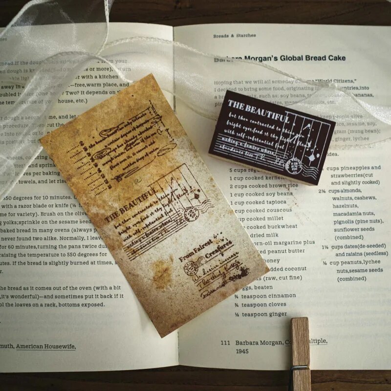 2pcs/lot Literary Vintage Stamp Retro Writing Seal