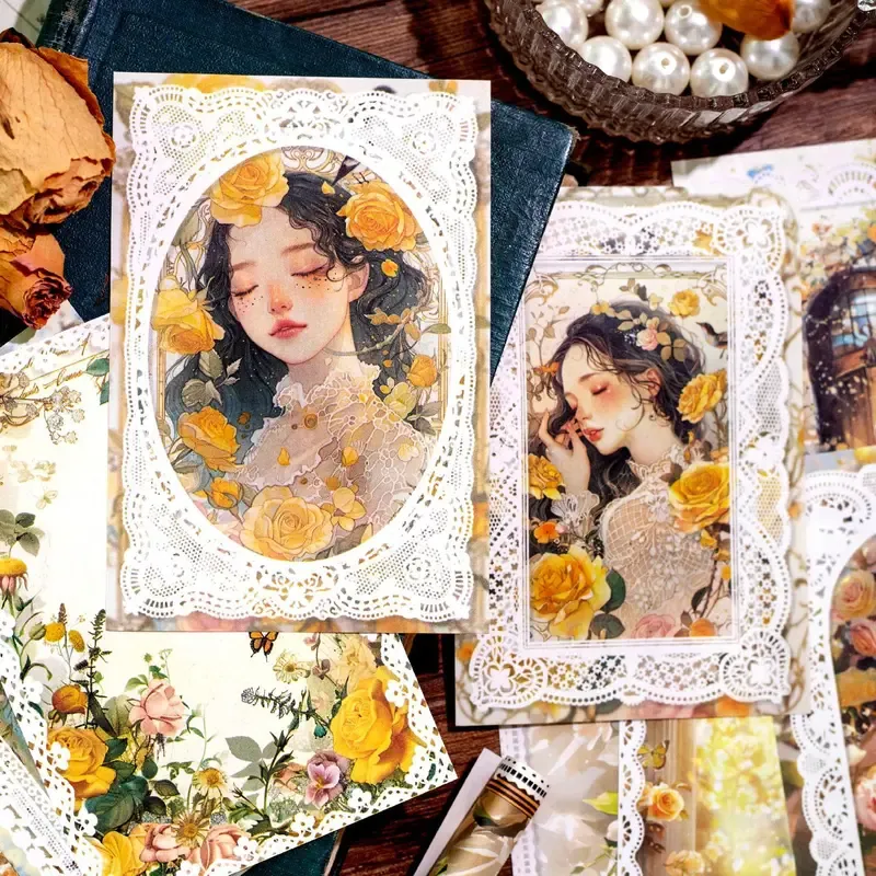 30pcs/lot Collecting Romance Lace Material Paper