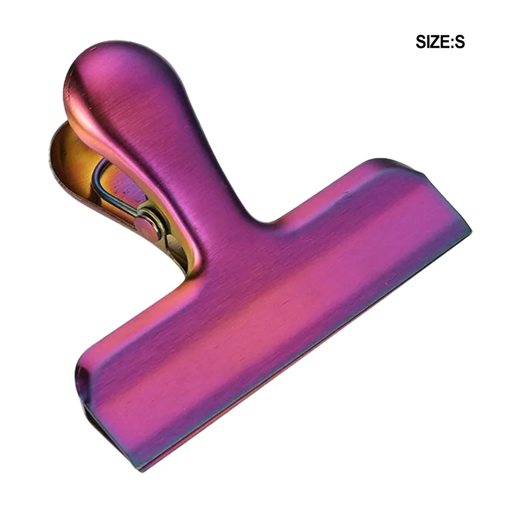 Stainless steel color metal paper clips