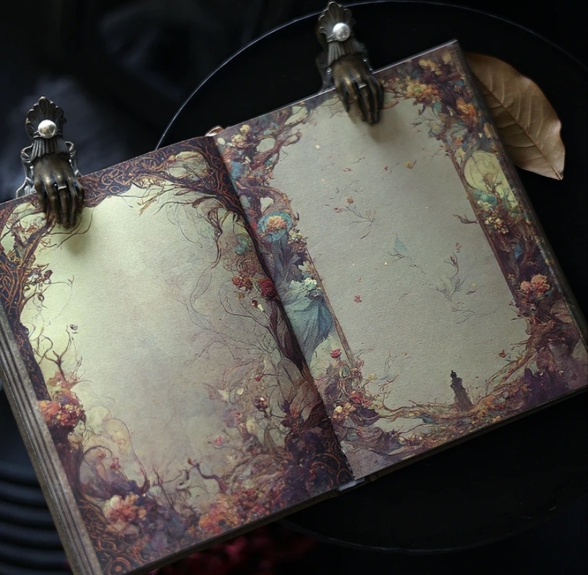 Retro Hardcover Notebook With Full Color Inside Pages