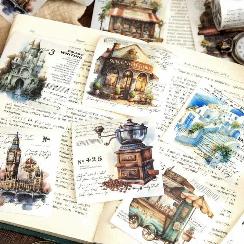 75mm*2m PET European architecture Washi Tape