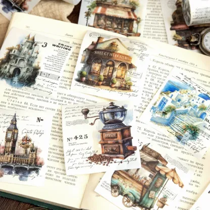 75mm*2m PET European architecture Washi Tape