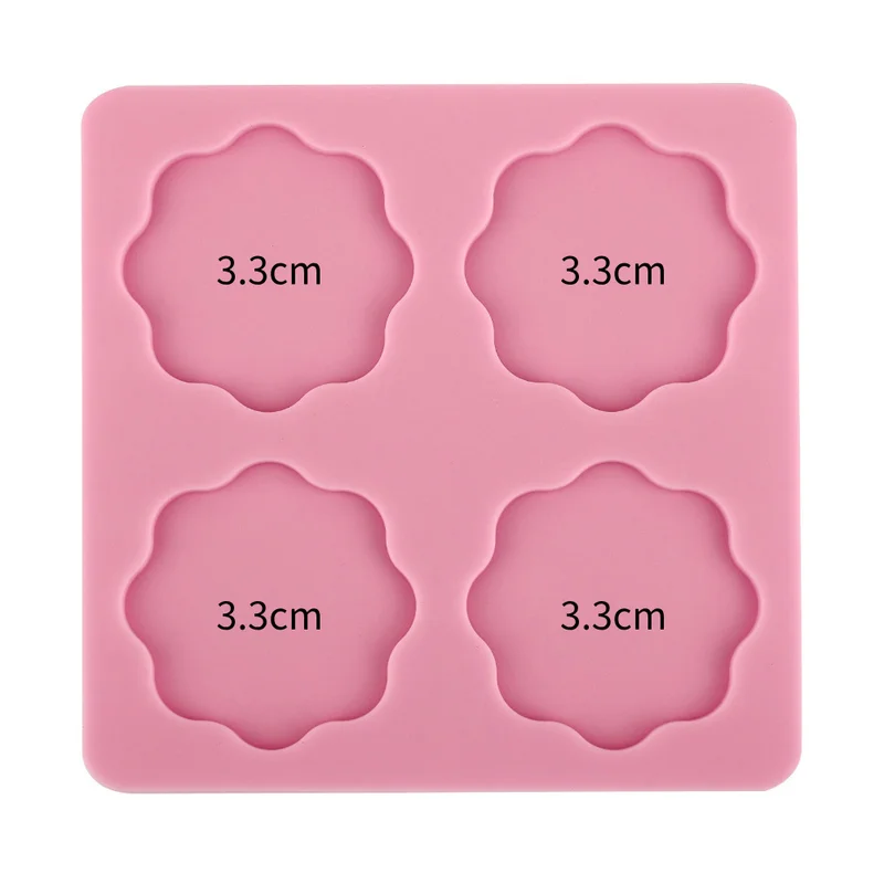 Multiple sizes wax seal stamp silicone mold pad