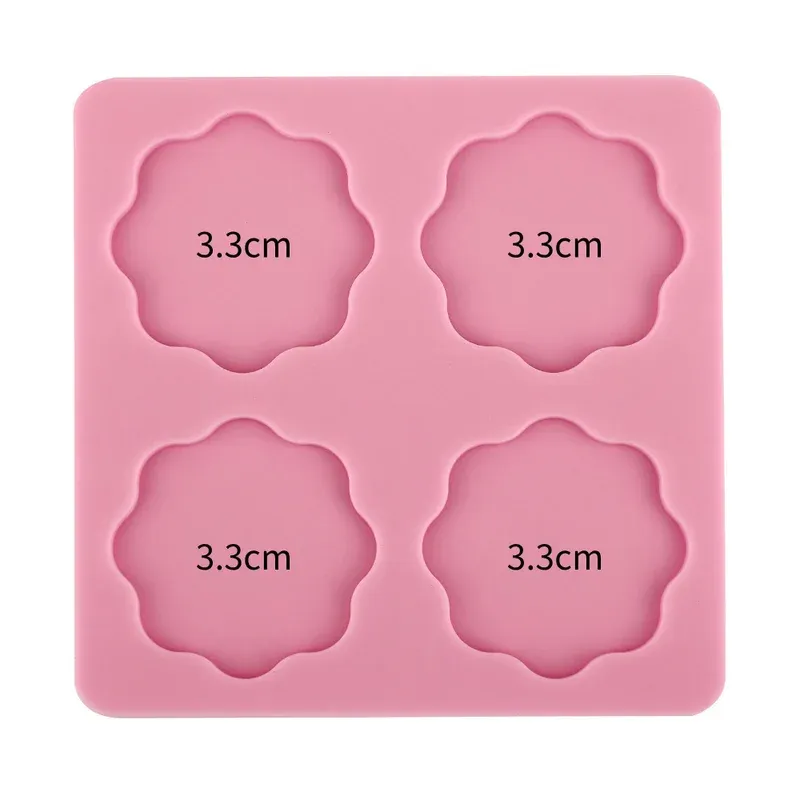 Multiple sizes wax seal stamp silicone mold pad