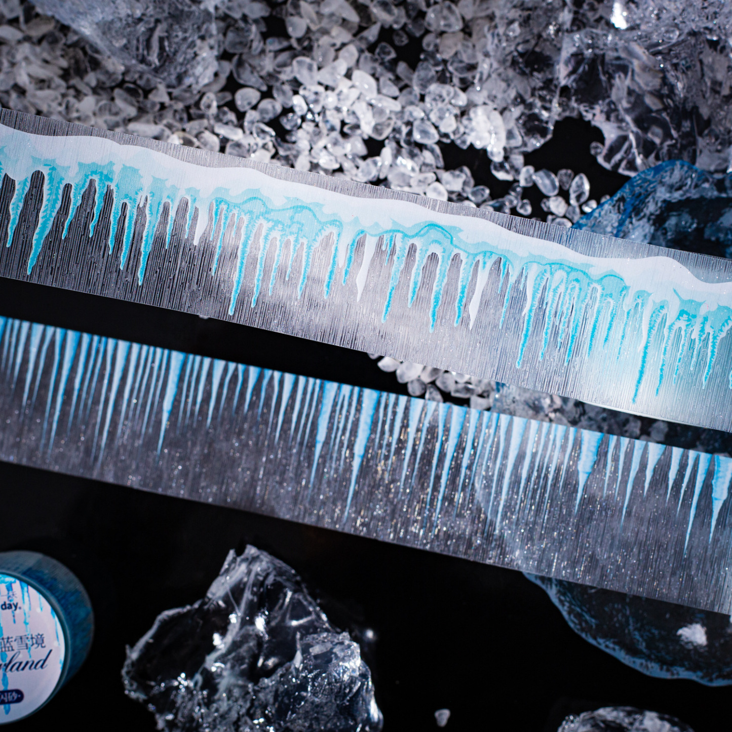 40mm*2M Winter Snow Melting Theme PET Background Tape