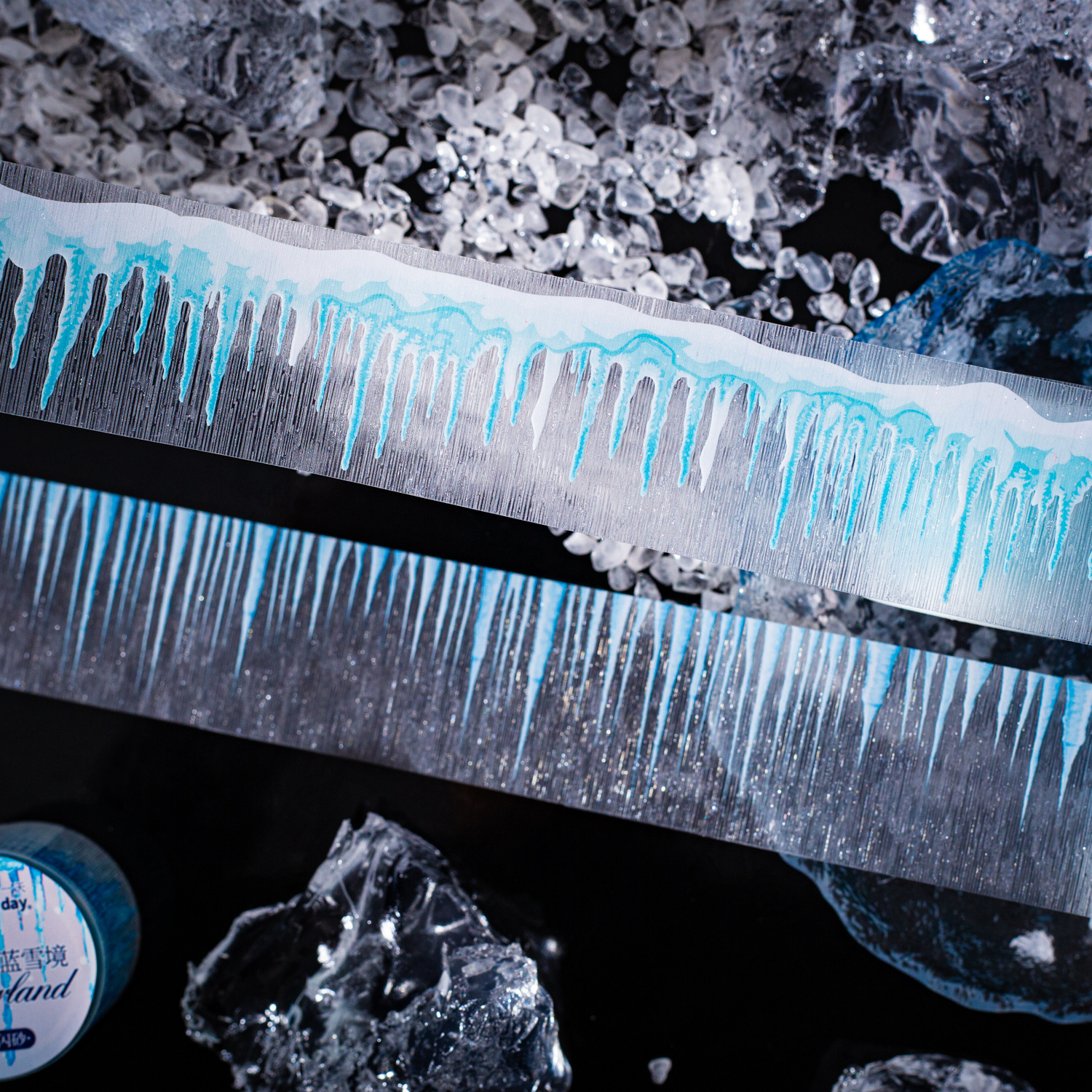 40mm*2M Winter Snow Melting Theme PET Background Tape