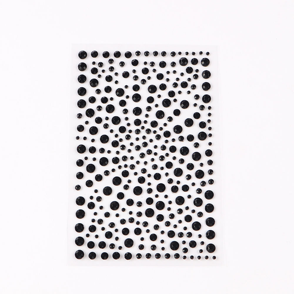 5 Pcs/Set Colored Diamond Decorative Stickers