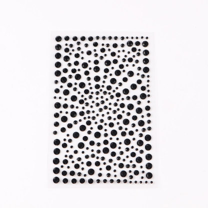 5 Pcs/Set Colored Diamond Decorative Stickers