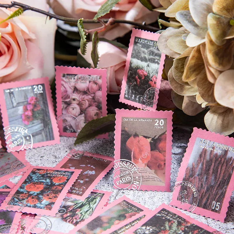50pcs/lot KSpring Stamp Theme Stickers