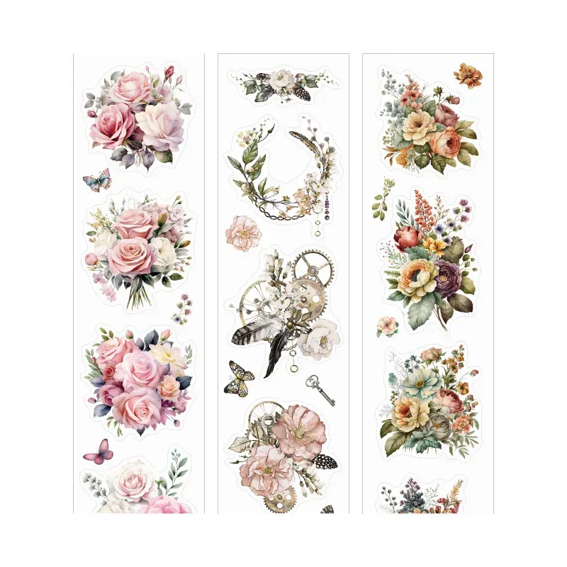 Garden Flower Theme Washi Tape