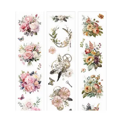 Garden Flower Theme Washi Tape