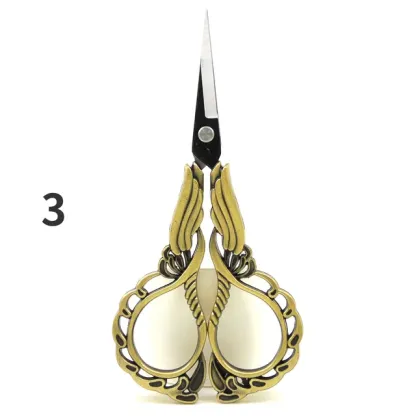 Vintage Orchid Shaped Scissors Art Supplies 3 Style