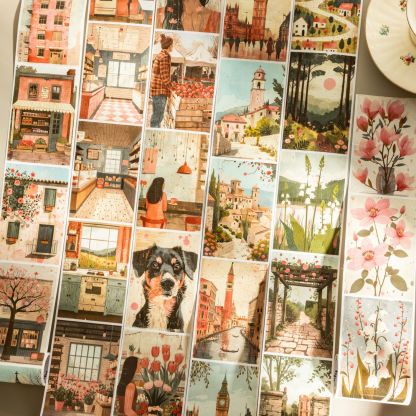 Large Size Simple Life Washi Tape 3.15*78.74 inch