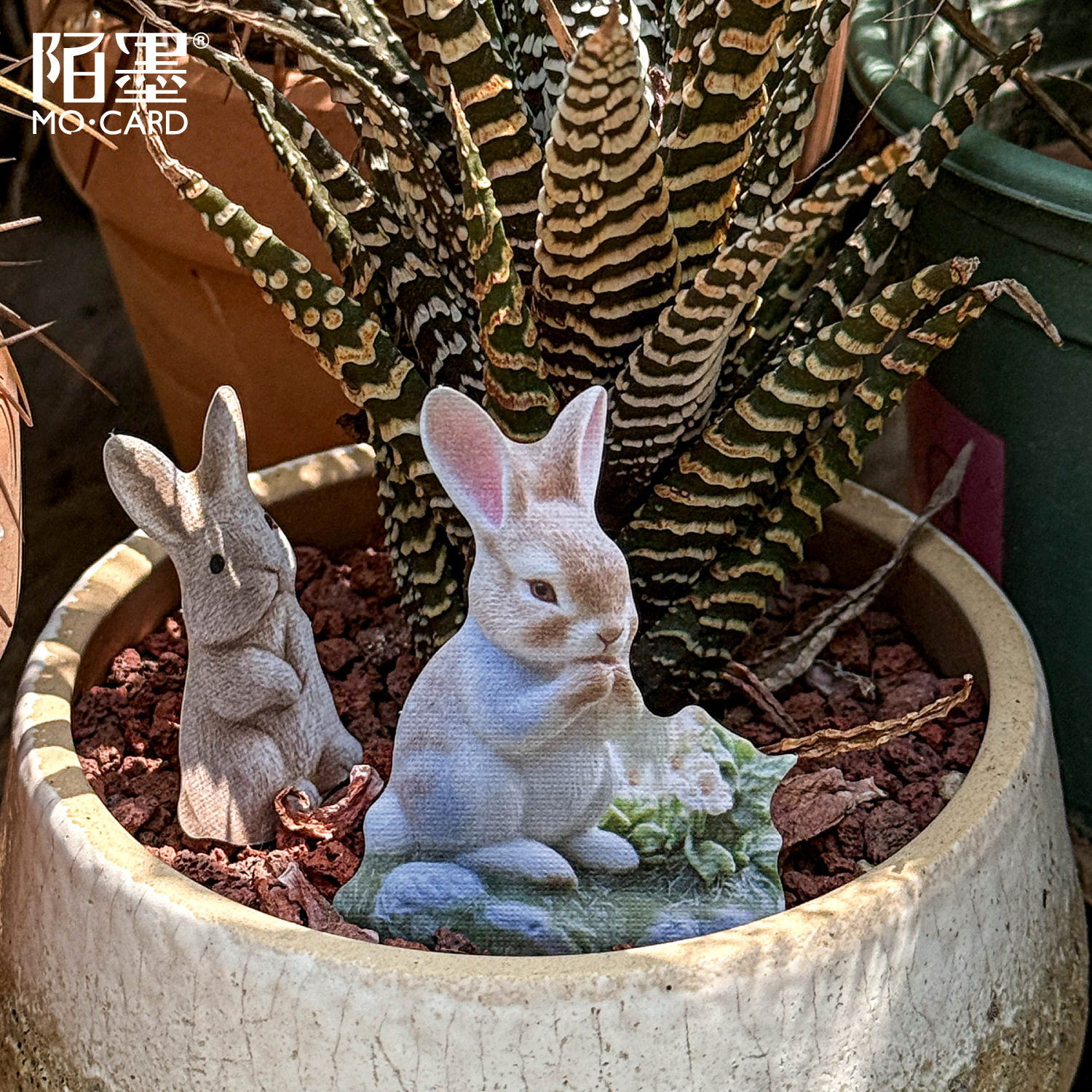 30Pcs/Pack Retro Stone Statue Theme Card Sticker