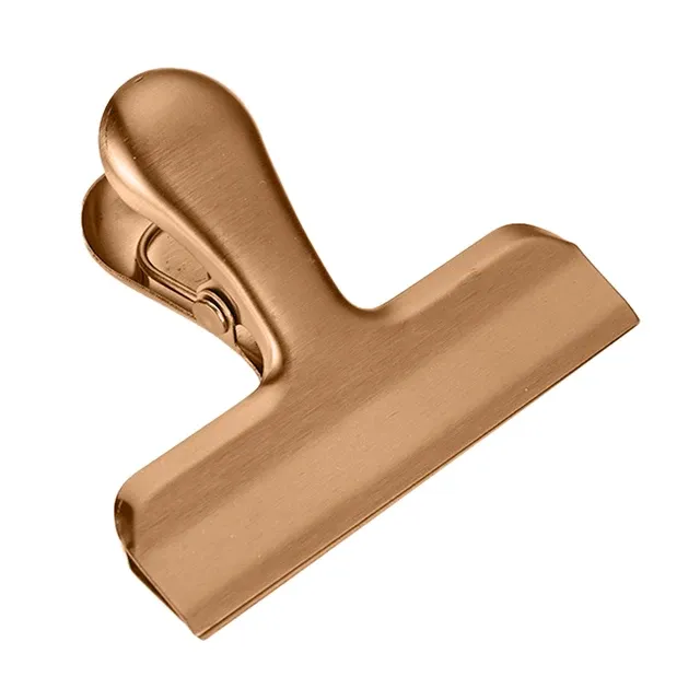 Stainless steel color metal paper clips