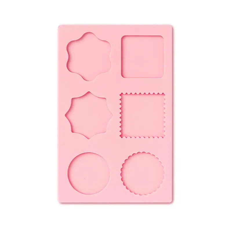 Multiple sizes wax seal stamp silicone mold pad