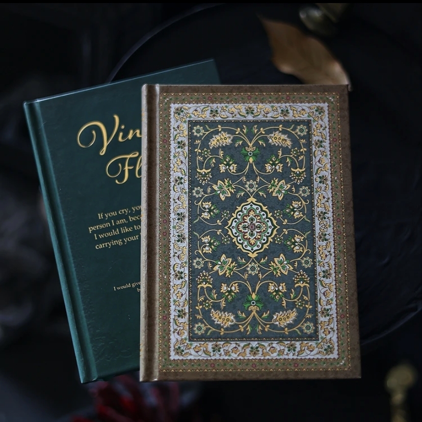 Retro Hardcover Notebook With Full Color Inside Pages
