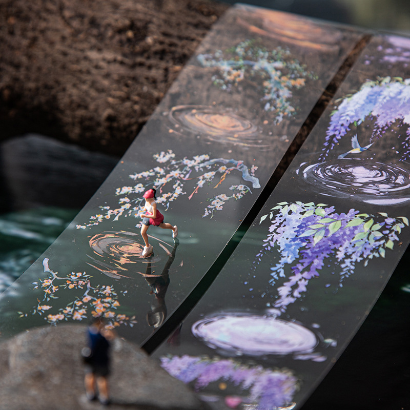 Branch Water Wave PET Tape 2.36*78.74 inches