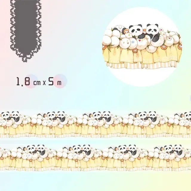 Washi Tape Starry Lace Night Sky Curtain Basic Collection