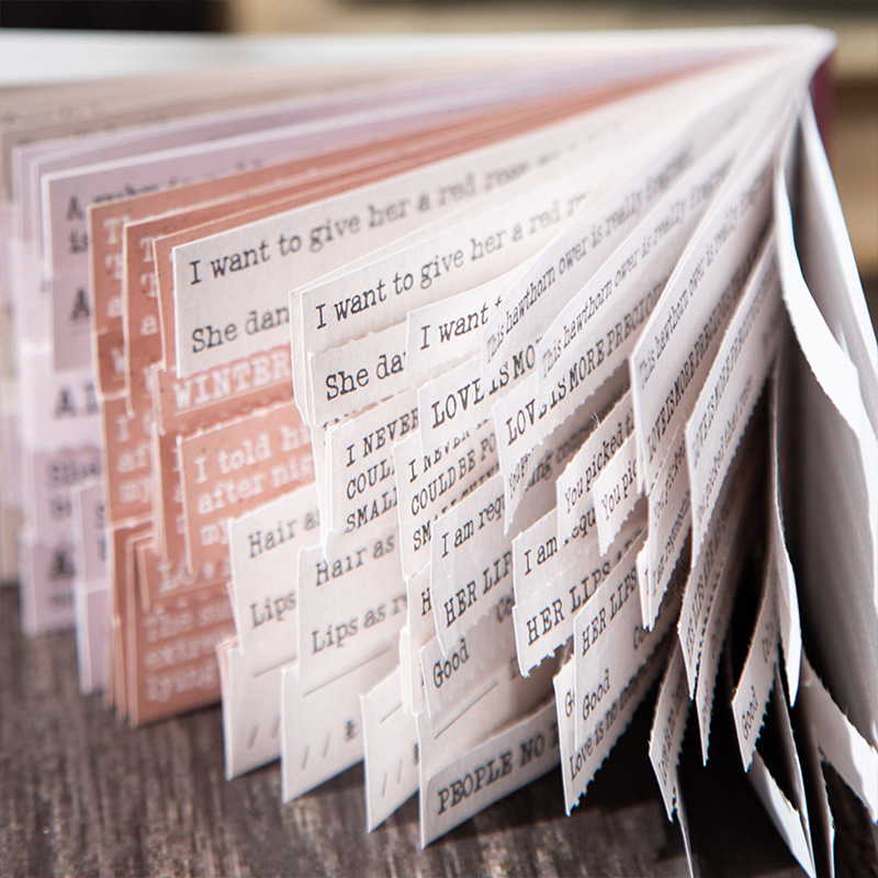 30Pcs English phrases theme Material paper