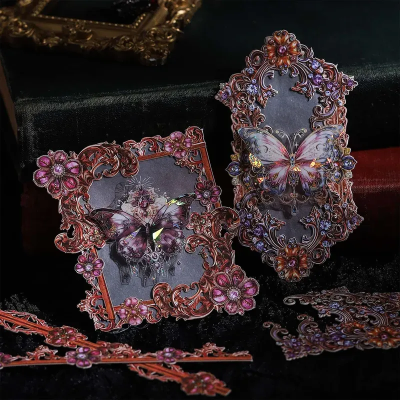 20pcs/1lot vintage Baroque style border material sticker