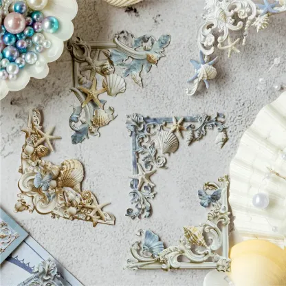 20pcs/lot Classical retro border Material Paper