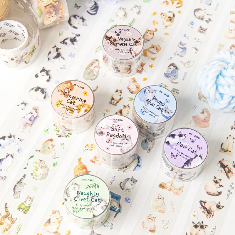 2M Cat themed PET tape