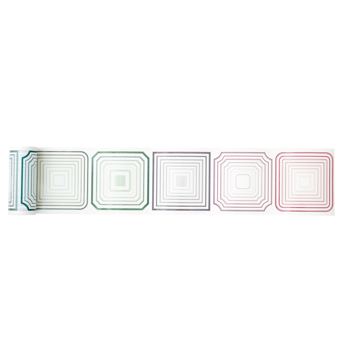 Pre-cut polygon borders Journaling Washi Tape 3.54 inches * 78.74 inches