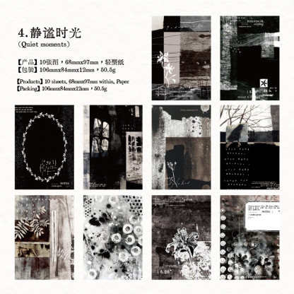 Vintage collage background Washi tape