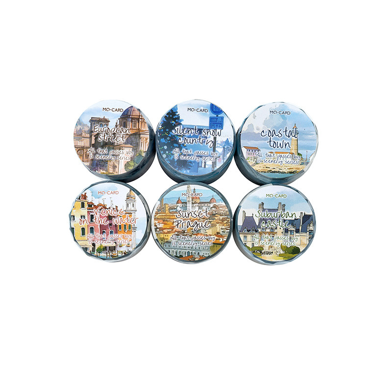 Travel Architecture Scenery Elements PET Tape 1.77*78.74 inch