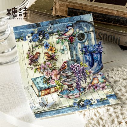 20Pcs/Pack Garden Animal Themed PET Stickers