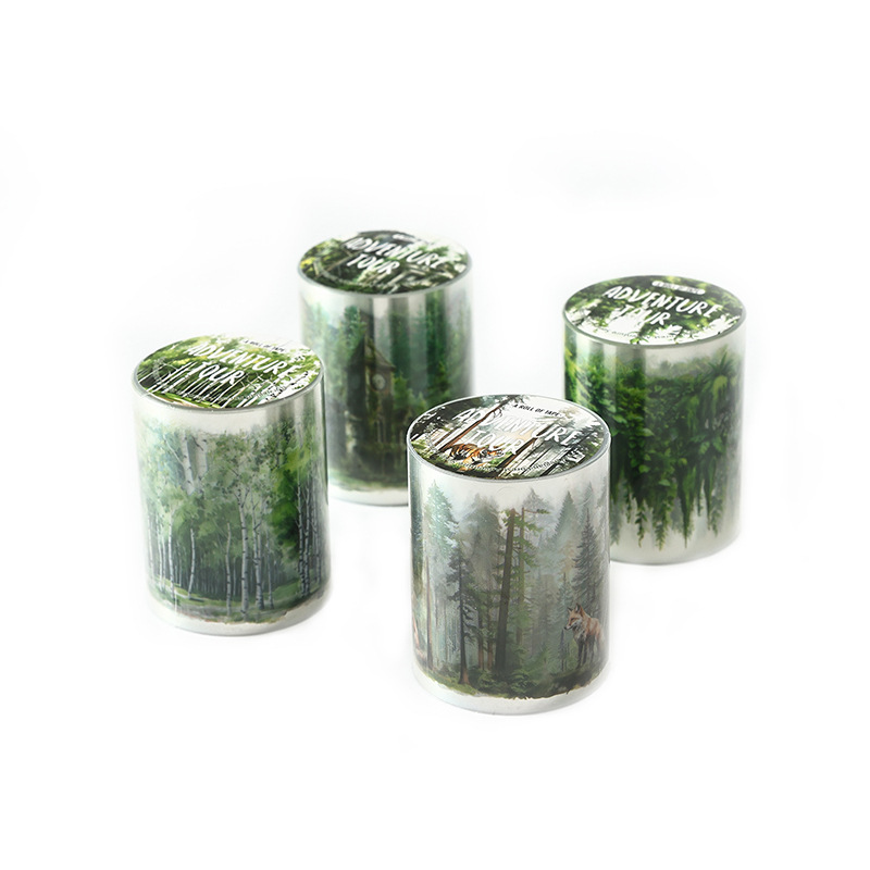 Forest themed PET tape 1.97*78.74 inches