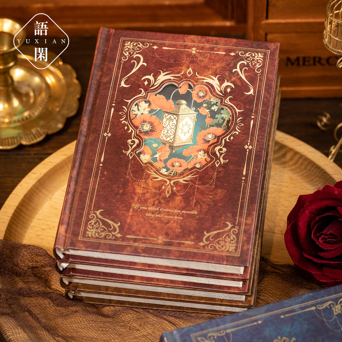 192Pcs/Pack Vintage Baroque Theme Diary