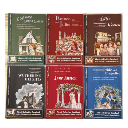 20Pcs Classic Story Theme PET Sticker Book