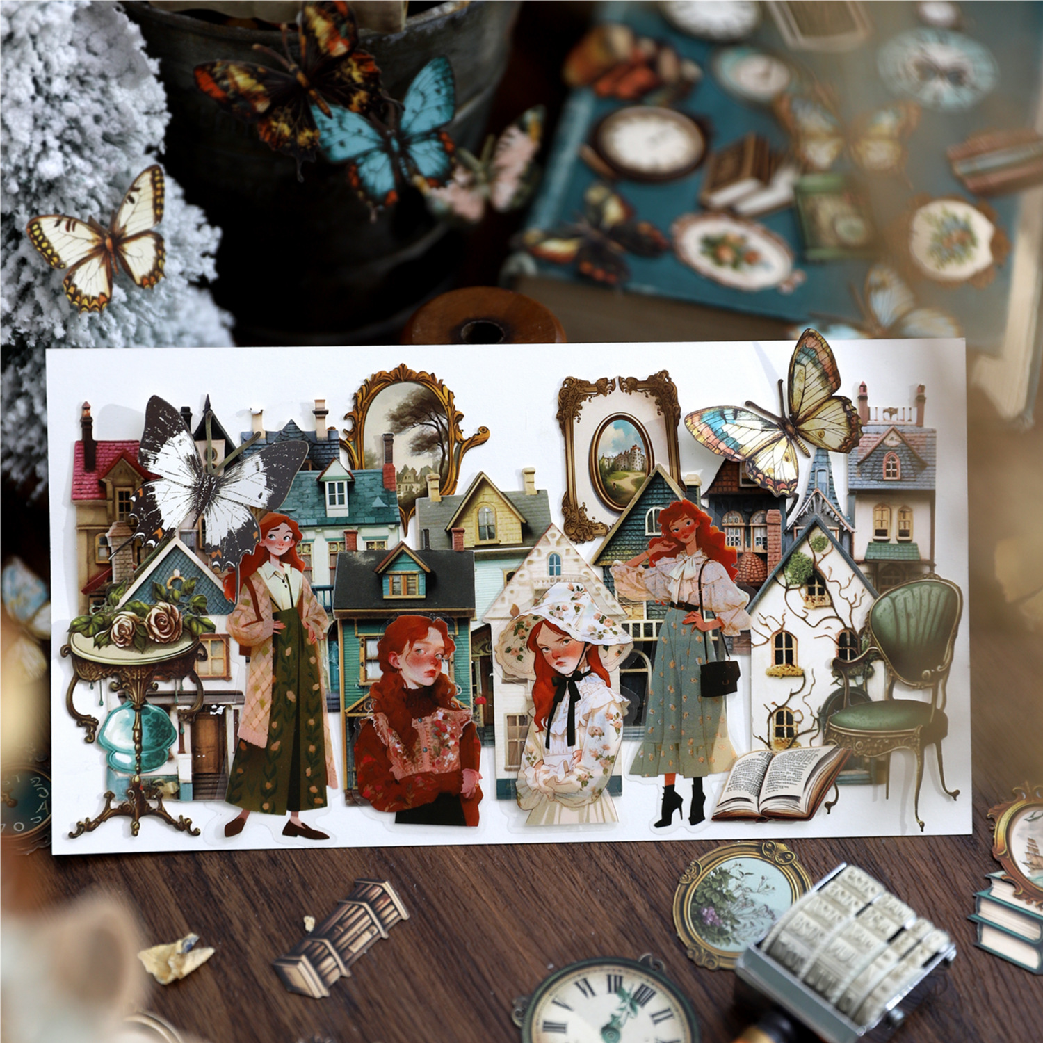 20Pcs/Pack Classical Collection Material Paper