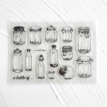 48 Style Clear Silicone Stamps for DIY Scrapbooking Card Making