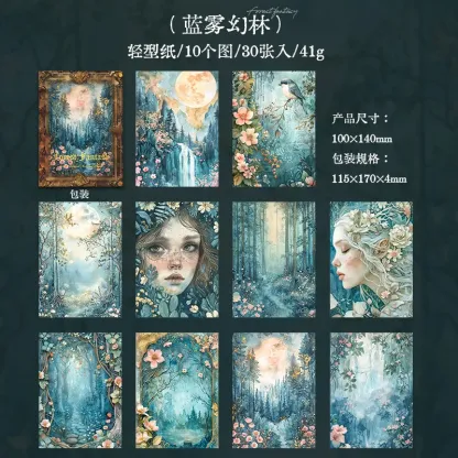 30pcs/lot Forest Theme Material Paper