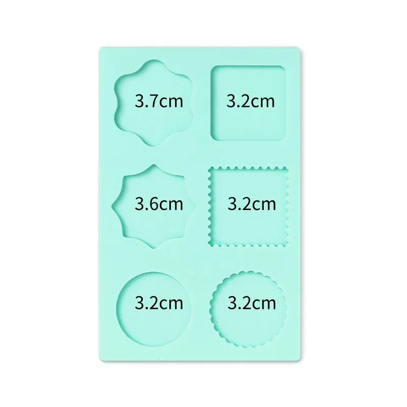 Multiple sizes wax seal stamp silicone mold pad