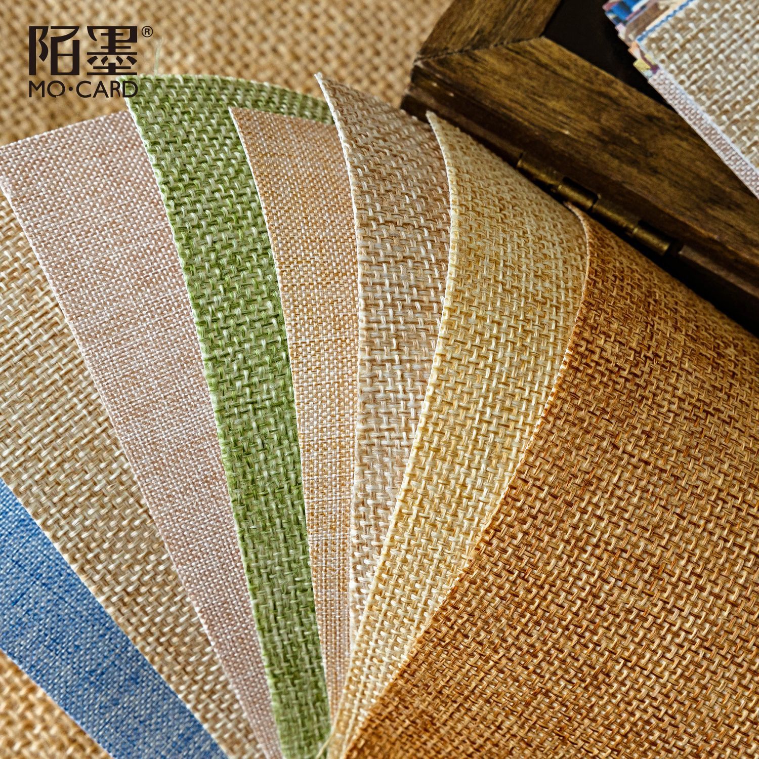 24Pcs/Pack Mixed Material Rattan Theme Material Paper