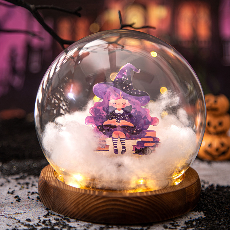 20 Pcs/Pack Magic Little Witch Themed PET Stickers