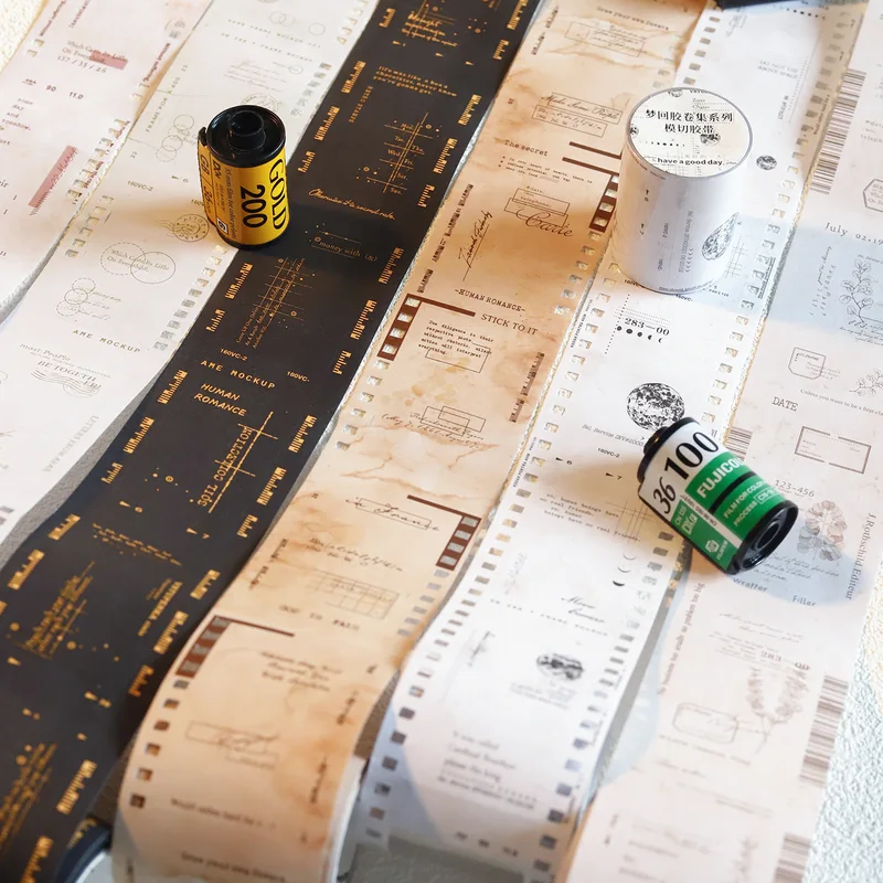 55mm * 2m Pre-cut Vintage Theme Paper Tape
