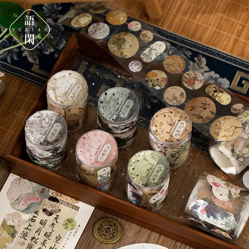 1pcs/1lot Flowers and Birds Chinese style Decorative Tapes