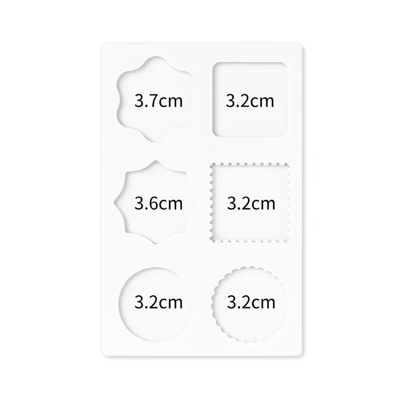Multiple sizes wax seal stamp silicone mold pad
