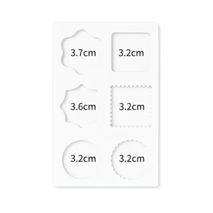 Multiple sizes wax seal stamp silicone mold pad