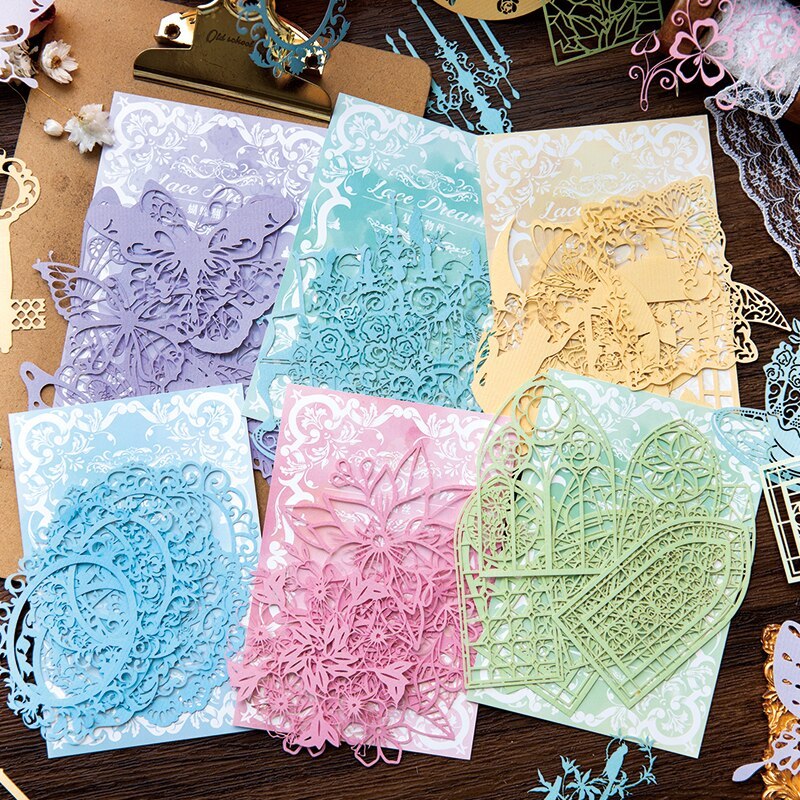10pcs/lot Beautiful Time Material Paper-JournalTale