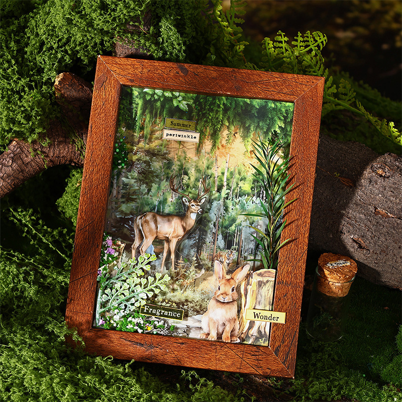 Forest themed PET tape 1.97*78.74 inches