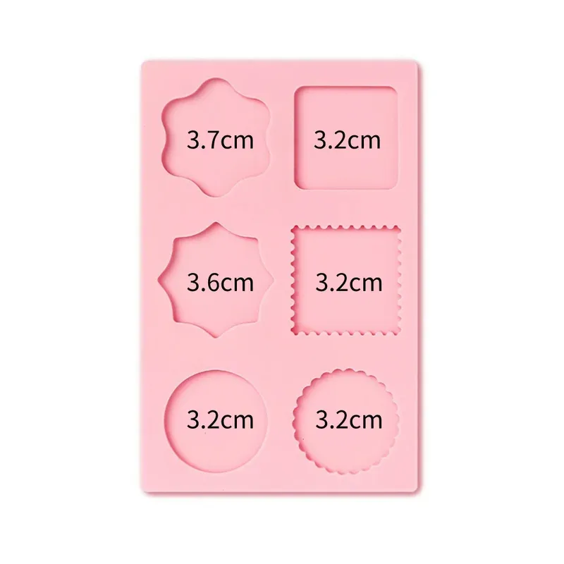 Multiple sizes wax seal stamp silicone mold pad
